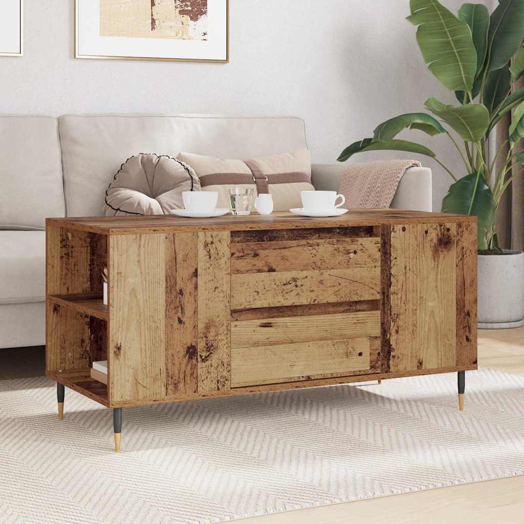 Konferenční Stolek Staré Dřevo 102 X 44,5 X 50 Cm
