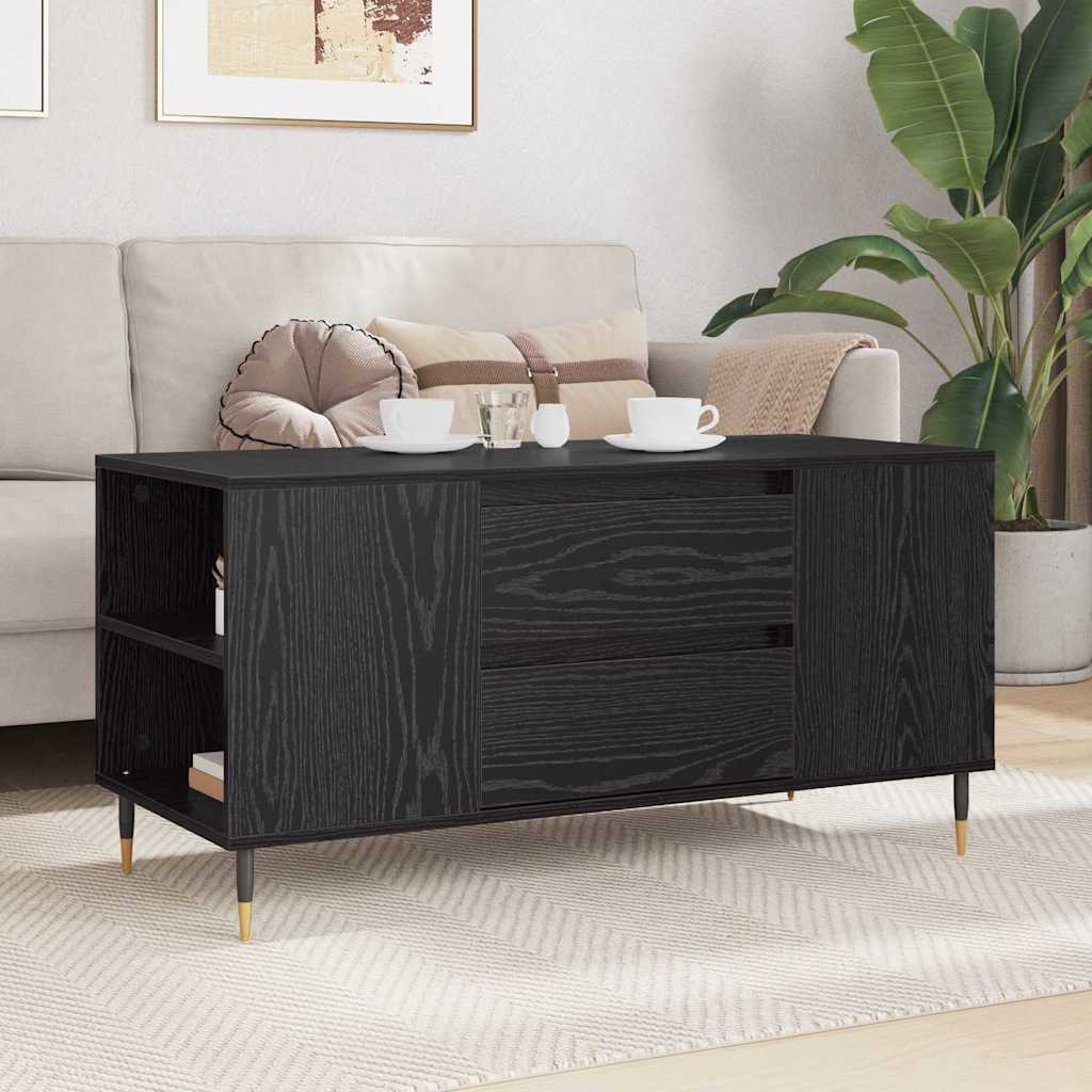 Konferenční Stolek Černý Dub 102 X 44,5 X 50 Cm