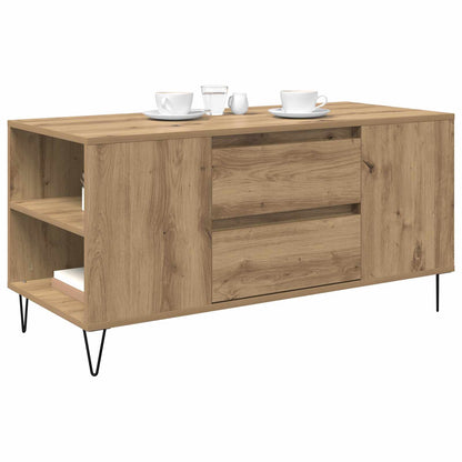 Konferenční Stolek Artisanový Dub 102 X 44,5 X 50 Cm