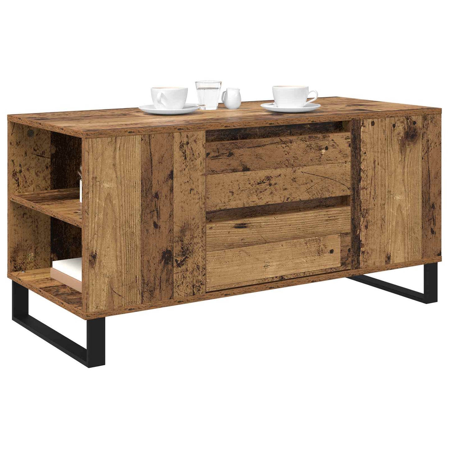 Konferenční Stolek Staré Dřevo 102 X 44,5 X 50 Cm