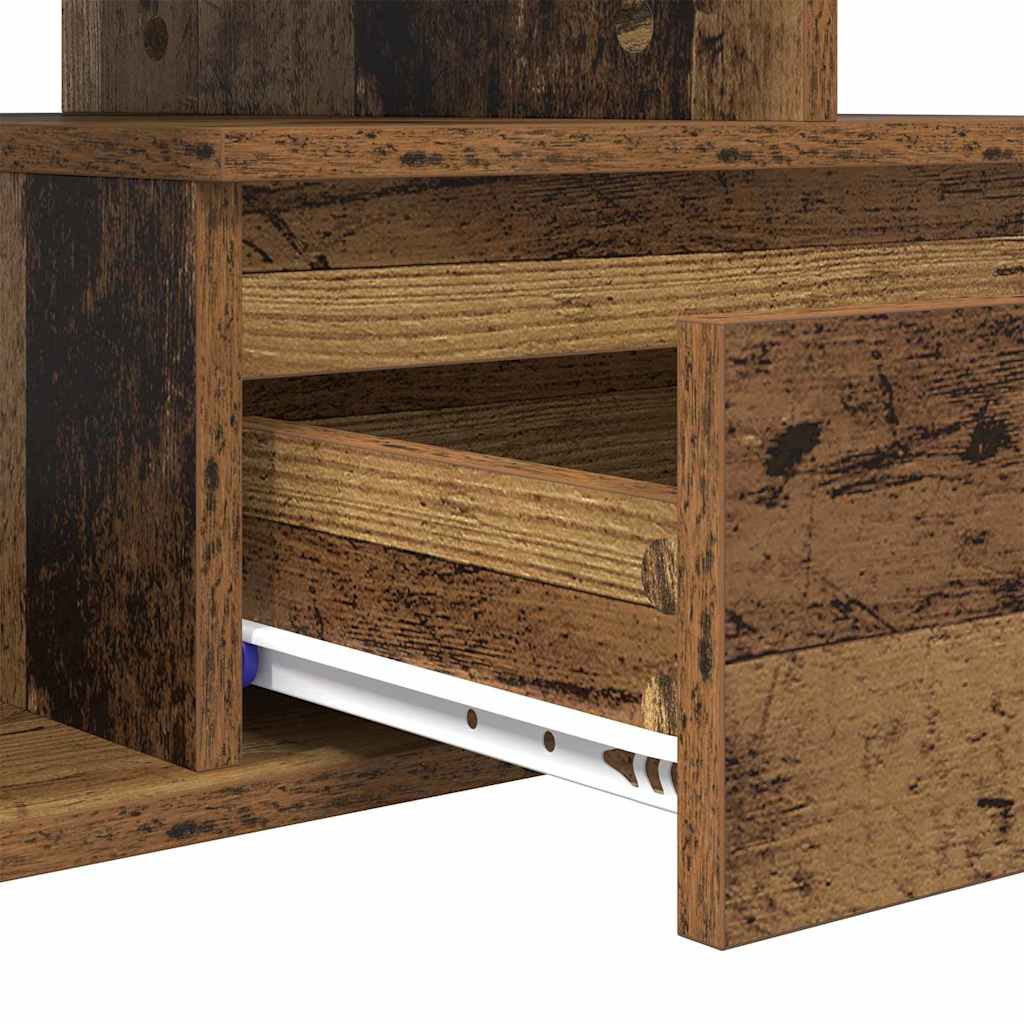 Konferenční Stolek Staré Dřevo 90 X 49 X 45 Cm Kompozitní Dřevo