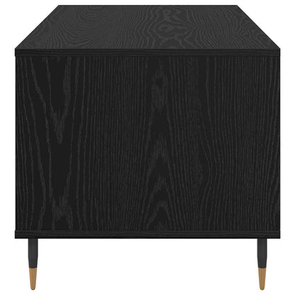 Konferenční Stolek Černý Dub 90 X 49 X 45 Cm Kompozitní Dřevo