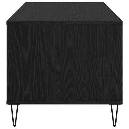 Konferenční Stolek Černý Dub 90 X 49 X 45 Cm Kompozitní Dřevo