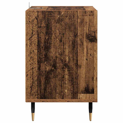 Televizní Skříň 100 X 35 X 55 Cm Staré Dřevo Kompozitní Dřevo