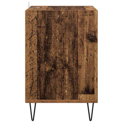 Televizní Skříň 100 X 35 X 55 Cm Staré Dřevo Kompozitní Dřevo