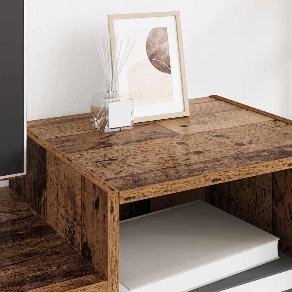 Televizní Skříň 160 X 35 X 55 Cm Staré Dřevo Kompozitní Dřevo