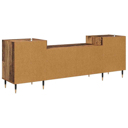 Televizní Skříň 160 X 35 X 55 Cm Staré Dřevo Kompozitní Dřevo
