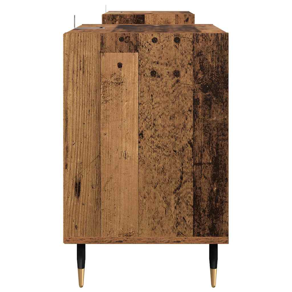 Televizní Skříň 160 X 35 X 55 Cm Staré Dřevo Kompozitní Dřevo