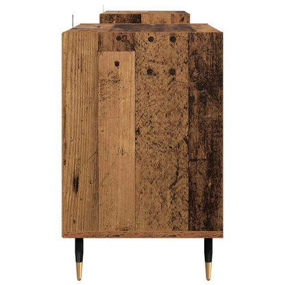 Televizní Skříň 160 X 35 X 55 Cm Staré Dřevo Kompozitní Dřevo