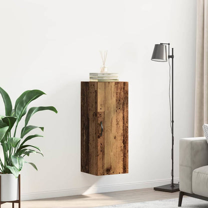 Nástěnná Skříňka Staré Dřevo 34,5 X 34 X 90 Cm Kompozitní Dřevo
