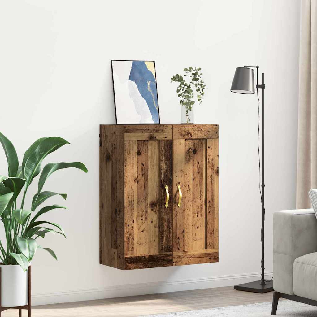 Nástěnná Skříňka Staré Dřevo 69,5 X 34 X 90 Cm Kompozitní Dřevo