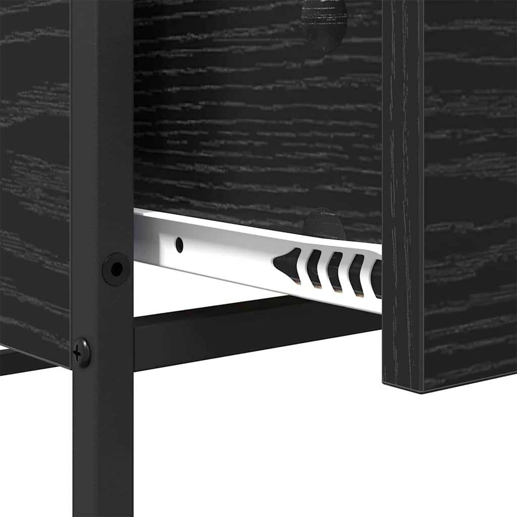 Konferenční Stolek Černý Dub 100 X 51 X 45 Cm Kompozitní Dřevo