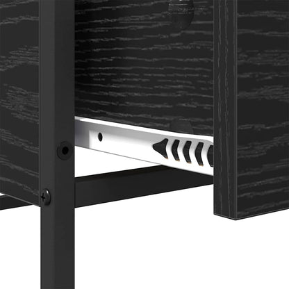 Konferenční Stolek Černý Dub 100 X 51 X 45 Cm Kompozitní Dřevo