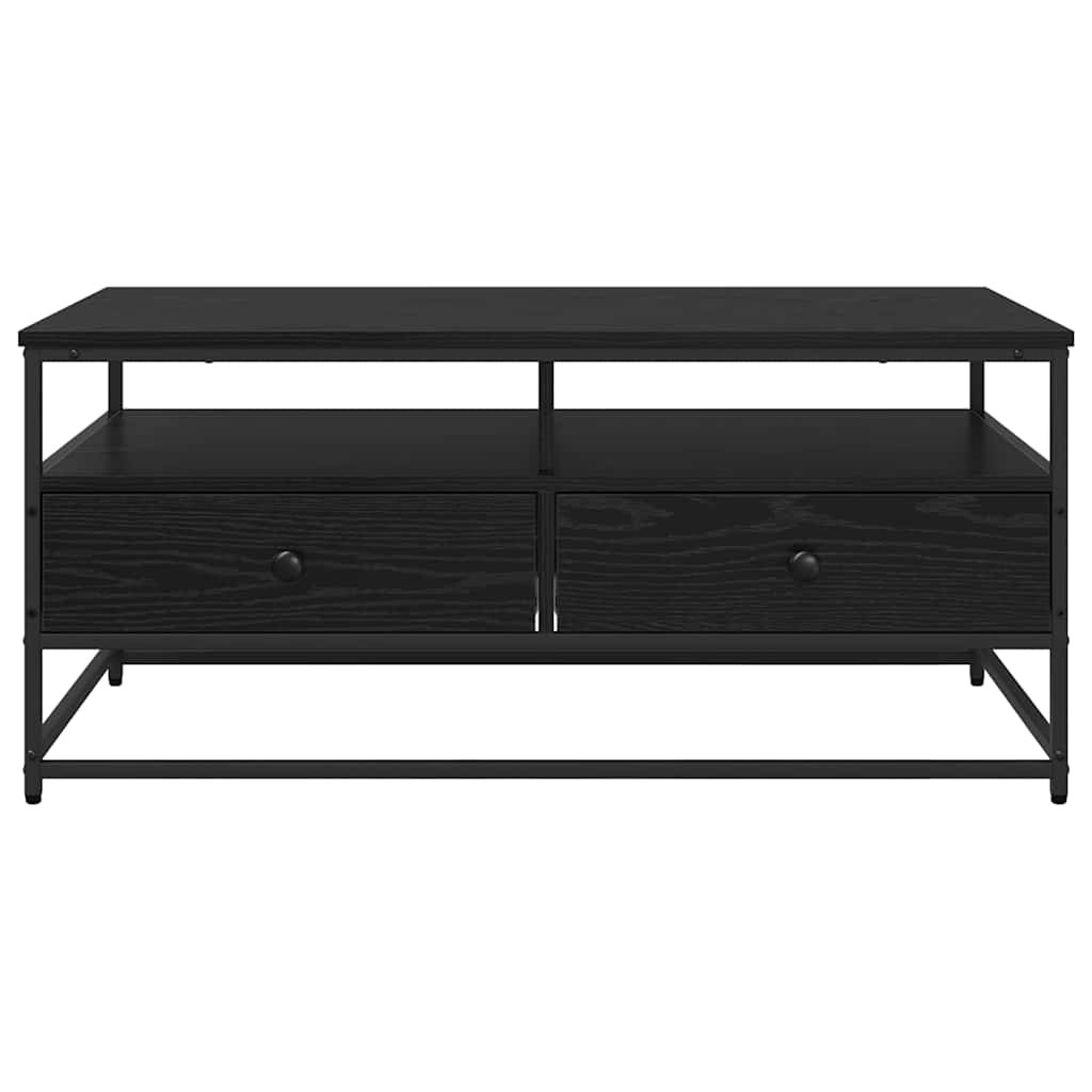 Konferenční Stolek Černý Dub 100 X 51 X 45 Cm Kompozitní Dřevo