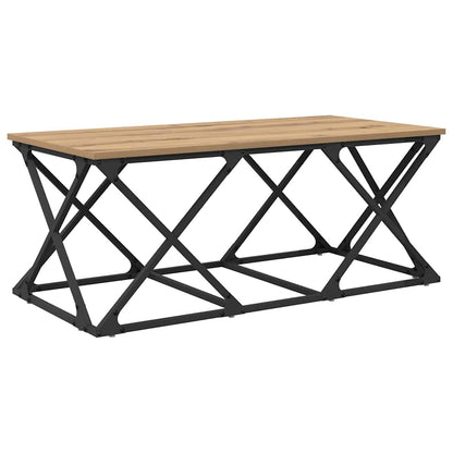 Konferenční Stolek Artisanový Dub 100 X 49 X 40 Cm