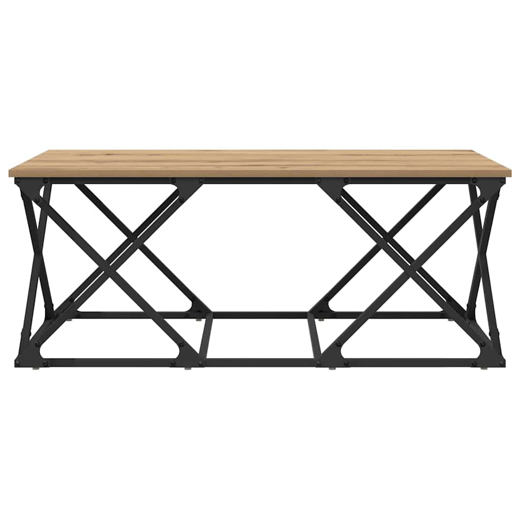 Konferenční Stolek Artisanový Dub 100 X 49 X 40 Cm