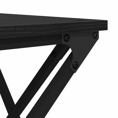 Konferenční Stolek Černý Dub 100 X 49 X 40 Cm Kompozitní Dřevo