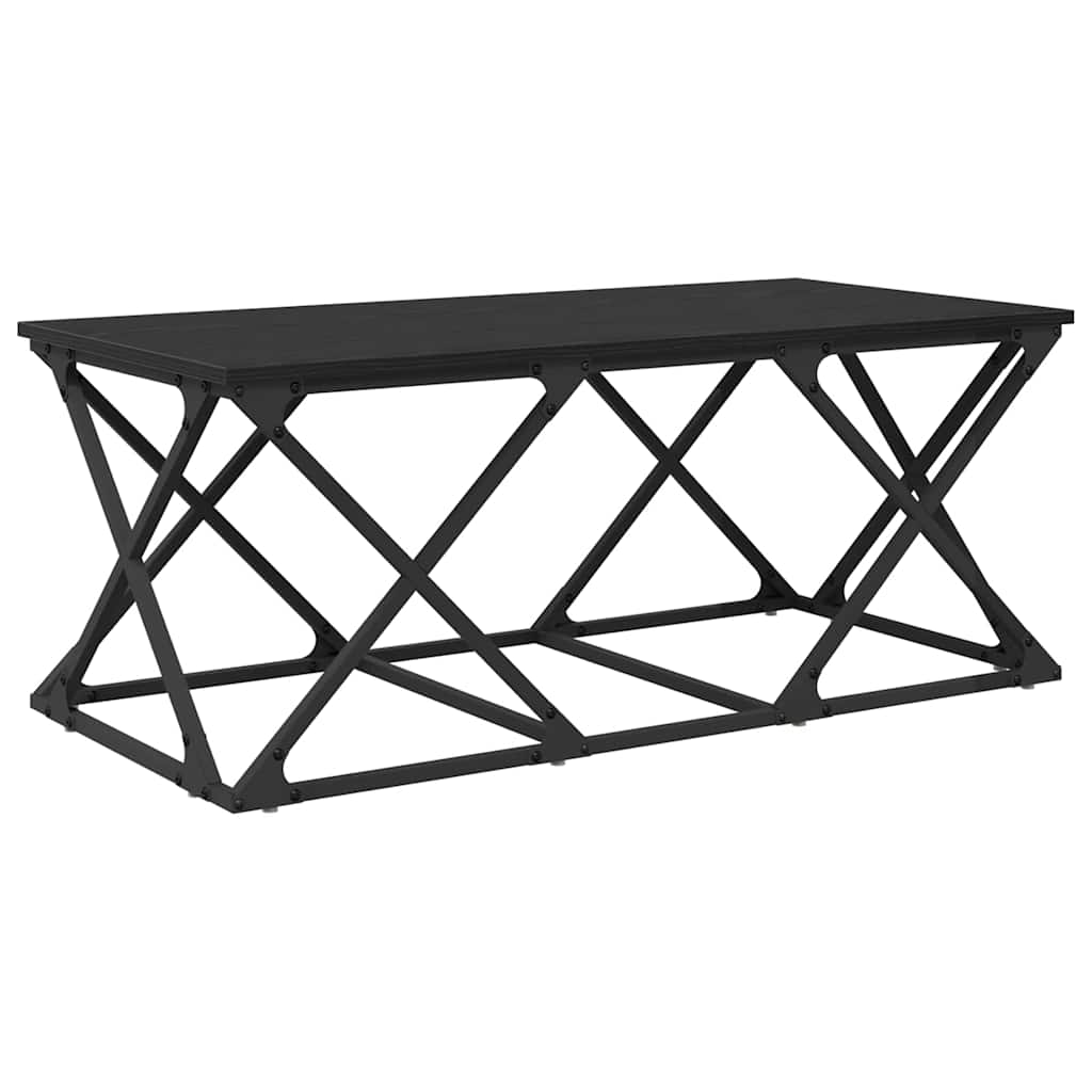 Konferenční Stolek Černý Dub 100 X 49 X 40 Cm Kompozitní Dřevo