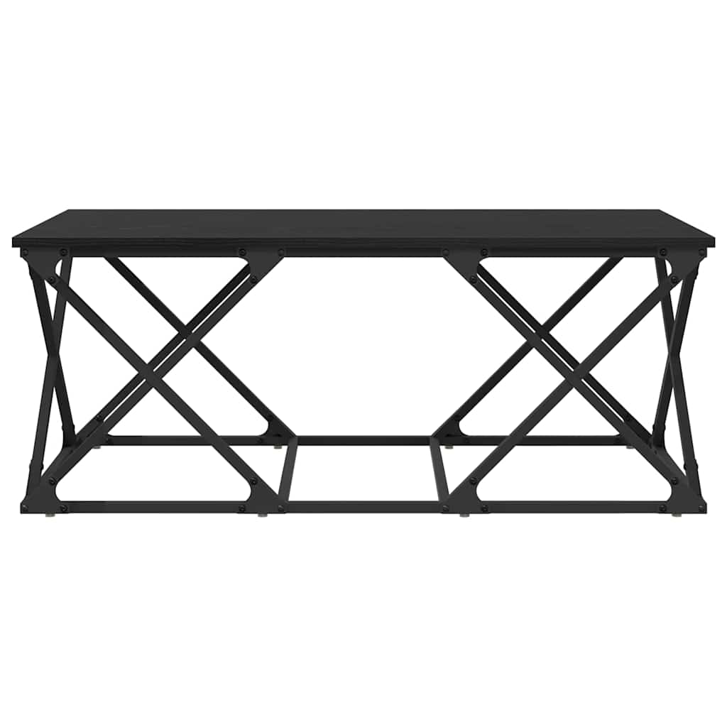 Konferenční Stolek Černý Dub 100 X 49 X 40 Cm Kompozitní Dřevo