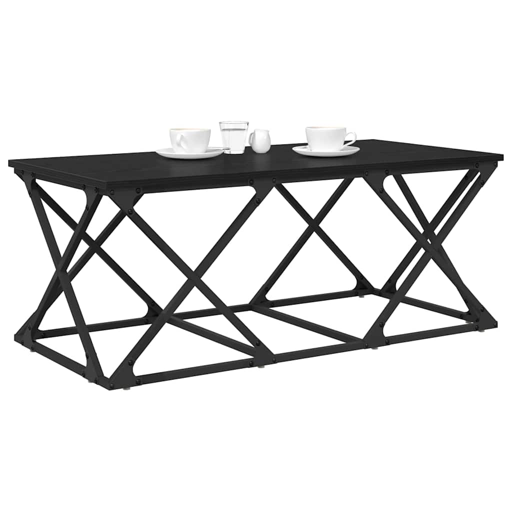 Konferenční Stolek Černý Dub 100 X 49 X 40 Cm Kompozitní Dřevo