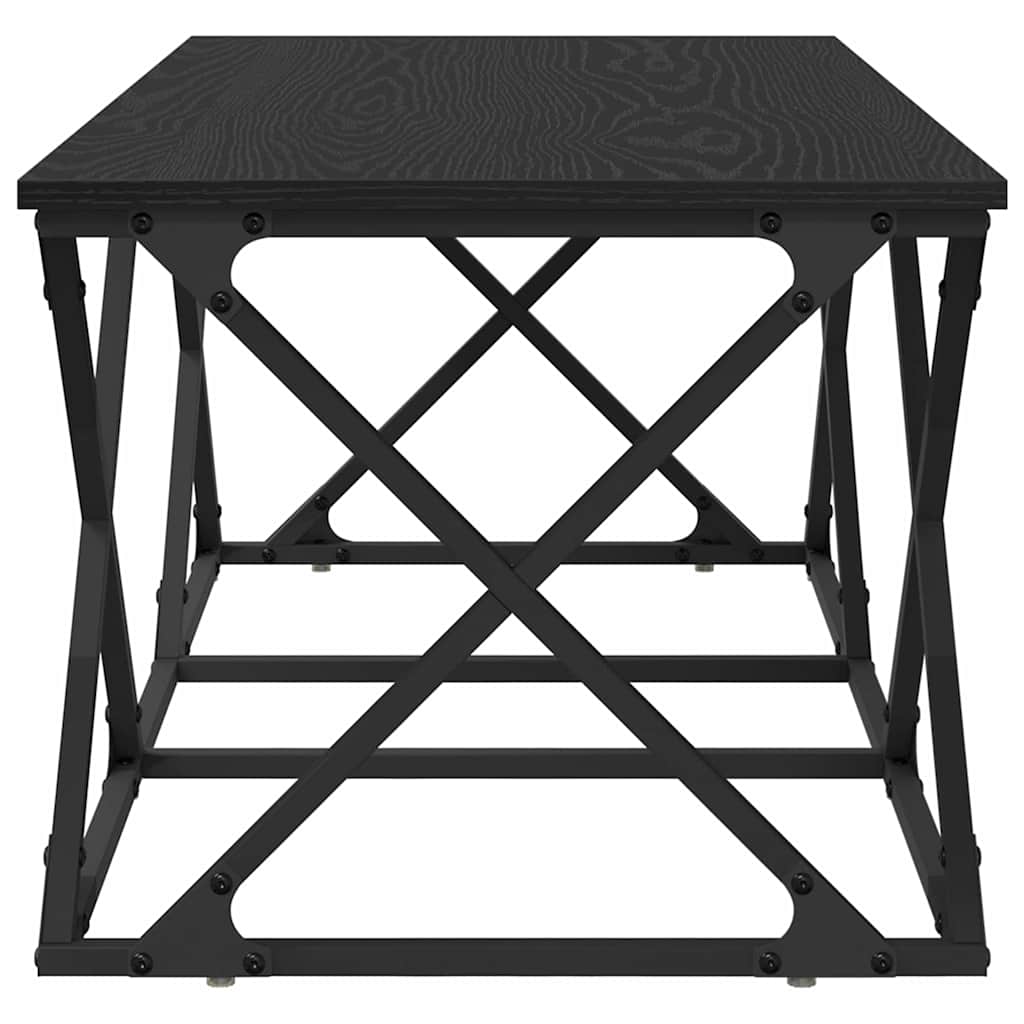 Konferenční Stolek Černý Dub 100 X 49 X 40 Cm Kompozitní Dřevo