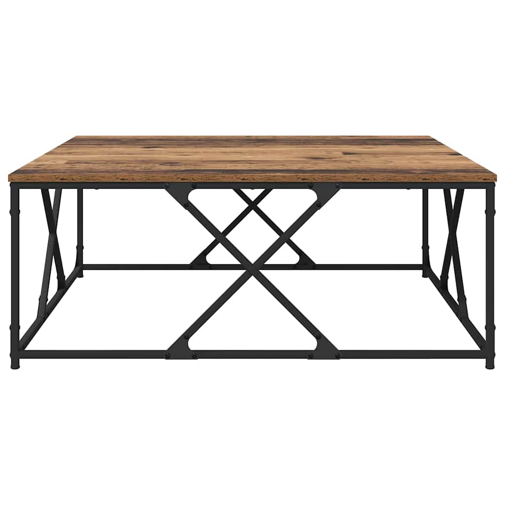 Konferenční Stolek Staré Dřevo 100 X 100 X 40 Cm
