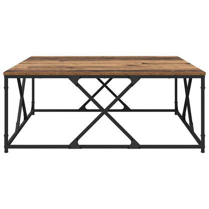 Konferenční Stolek Staré Dřevo 100 X 100 X 40 Cm