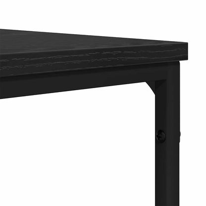 Konferenční Stolek Černý Dub 100 X 100 X 40 Cm Kompozitní Dřevo