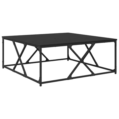 Konferenční Stolek Černý Dub 100 X 100 X 40 Cm Kompozitní Dřevo