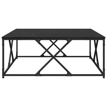 Konferenční Stolek Černý Dub 100 X 100 X 40 Cm Kompozitní Dřevo