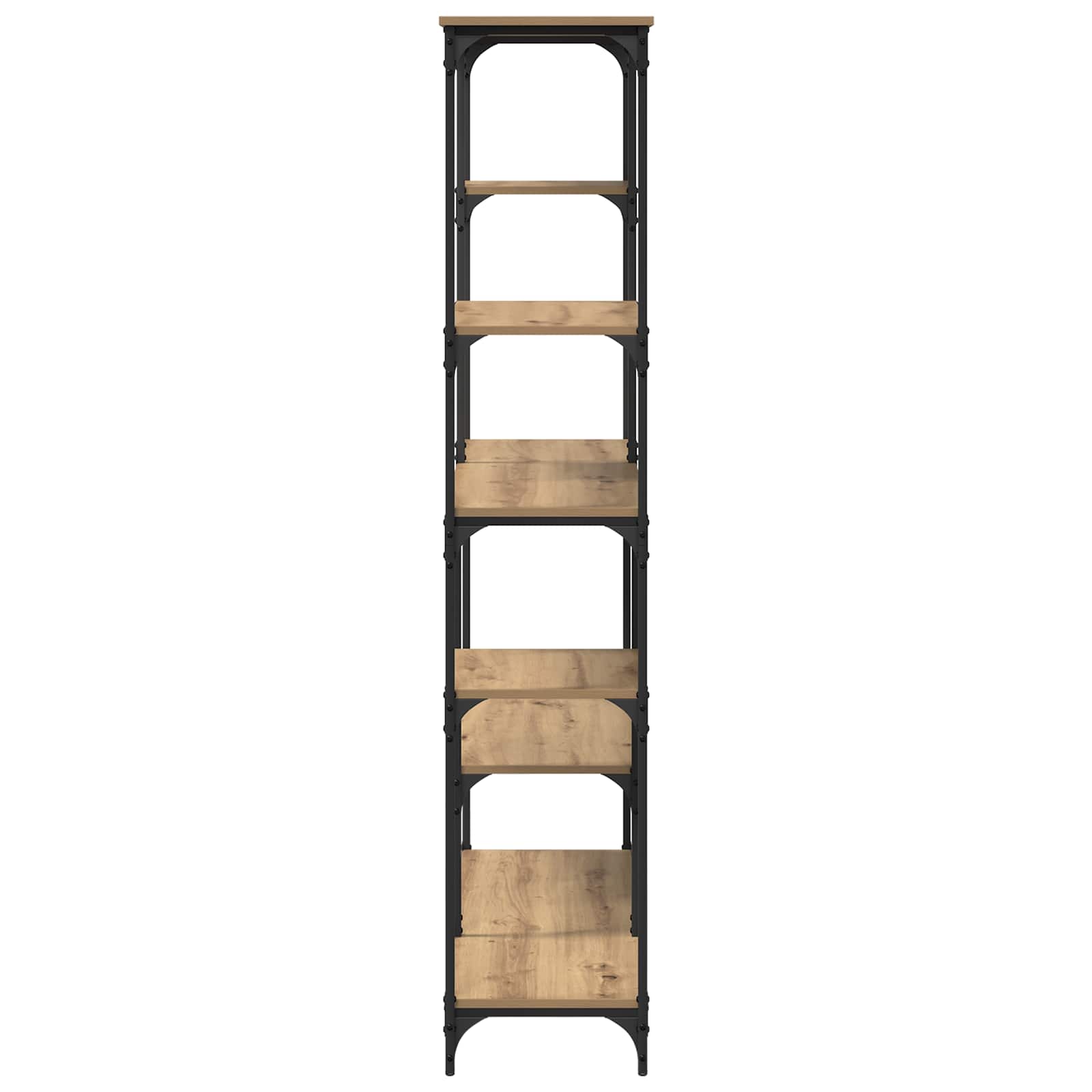 Knihovna 5 Úrovní 99 X 35,5 X 176 Cm Kompozitní Dřevo