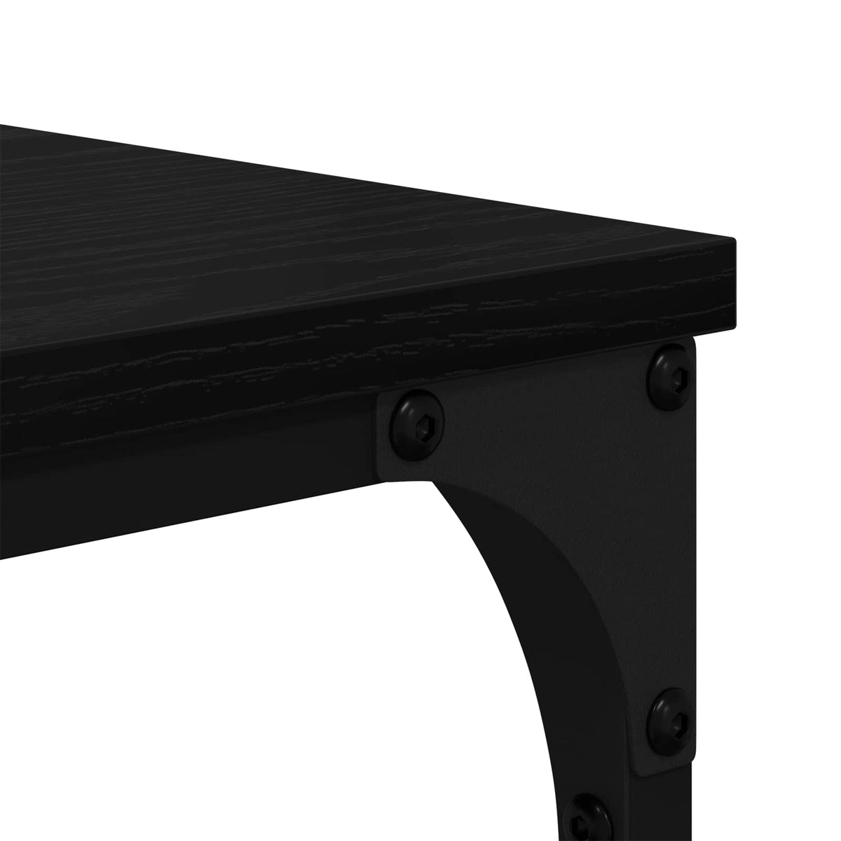 Knihovna 5 Úrovní 99 X 35,5 X 176 Cm Kompozitní Dřevo Černý Dub