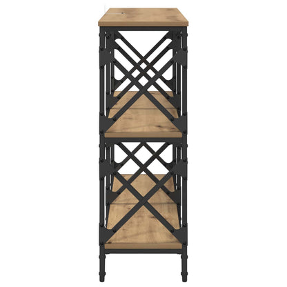 Konzolový Stolek Artisanový Dub 100 X 28 X 80,5 Cm