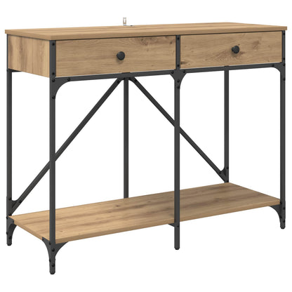 Konzolový Stolek Artisanový Dub 100 X 39 X 78,5 Cm