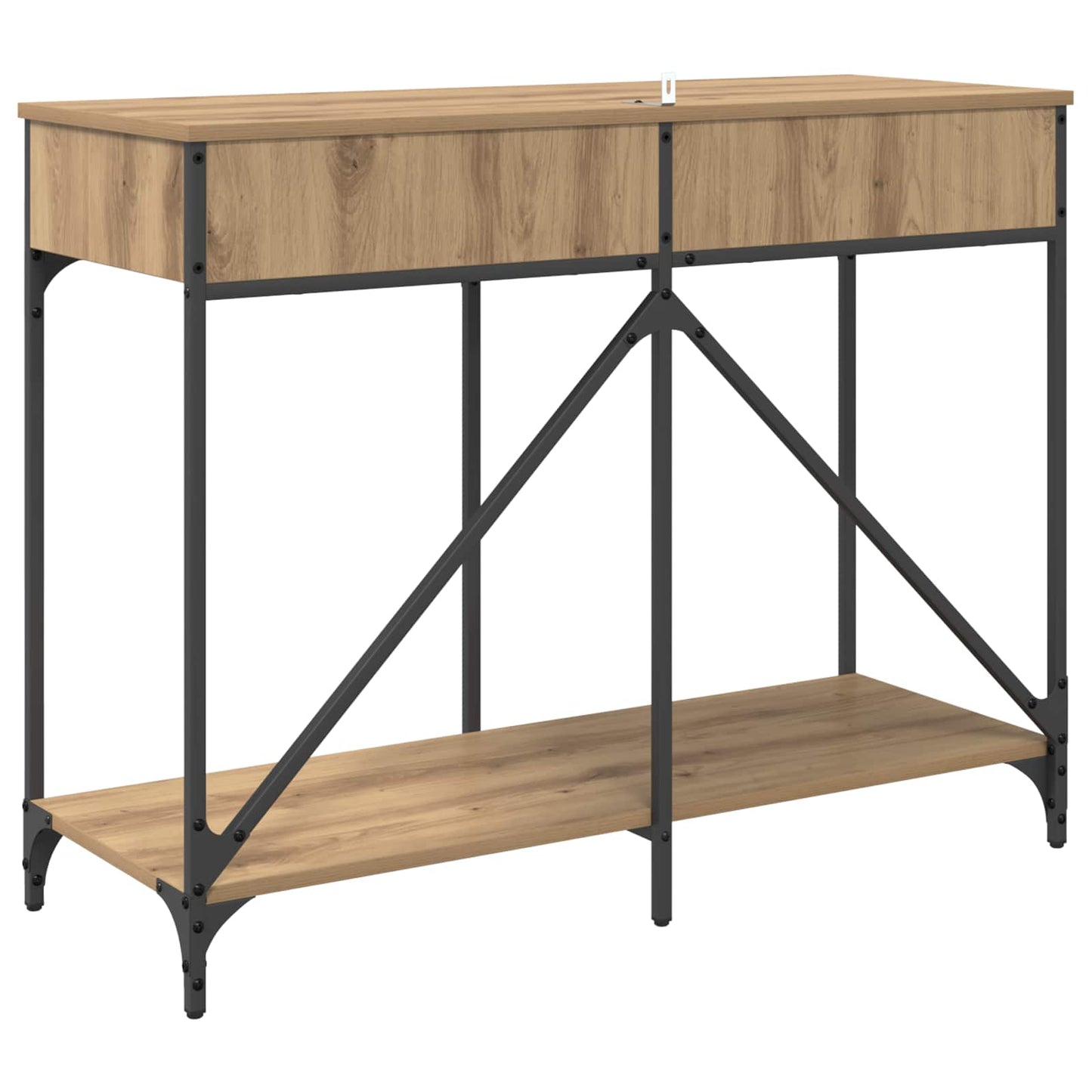 Konzolový Stolek Artisanový Dub 100 X 39 X 78,5 Cm