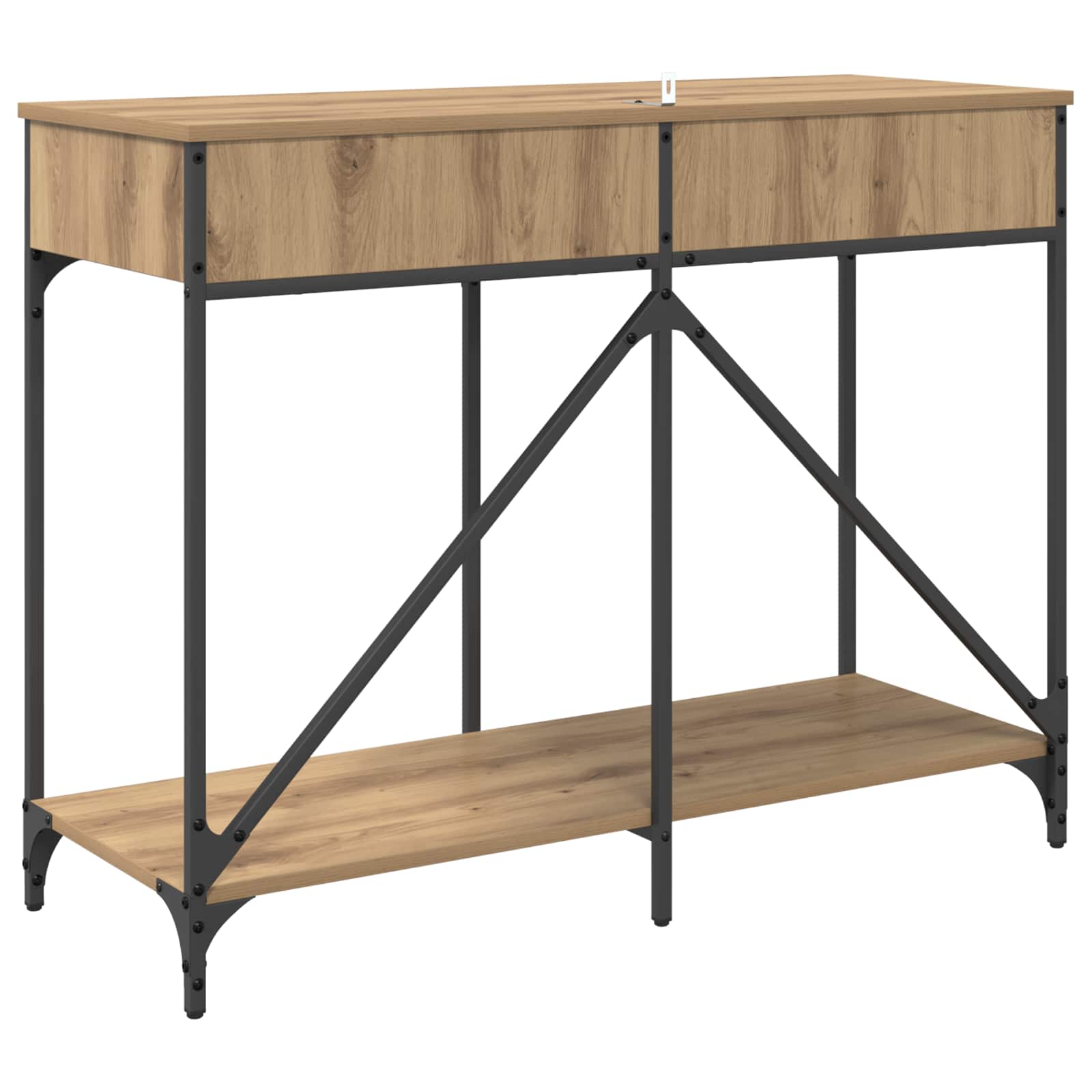 Konzolový Stolek Artisanový Dub 100 X 39 X 78,5 Cm