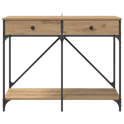 Konzolový Stolek Artisanový Dub 100 X 39 X 78,5 Cm