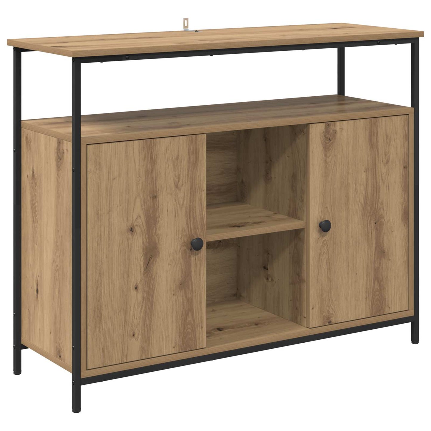 Servírovací Skříň Artisanový Dub 100 X 35 X 80 Cm