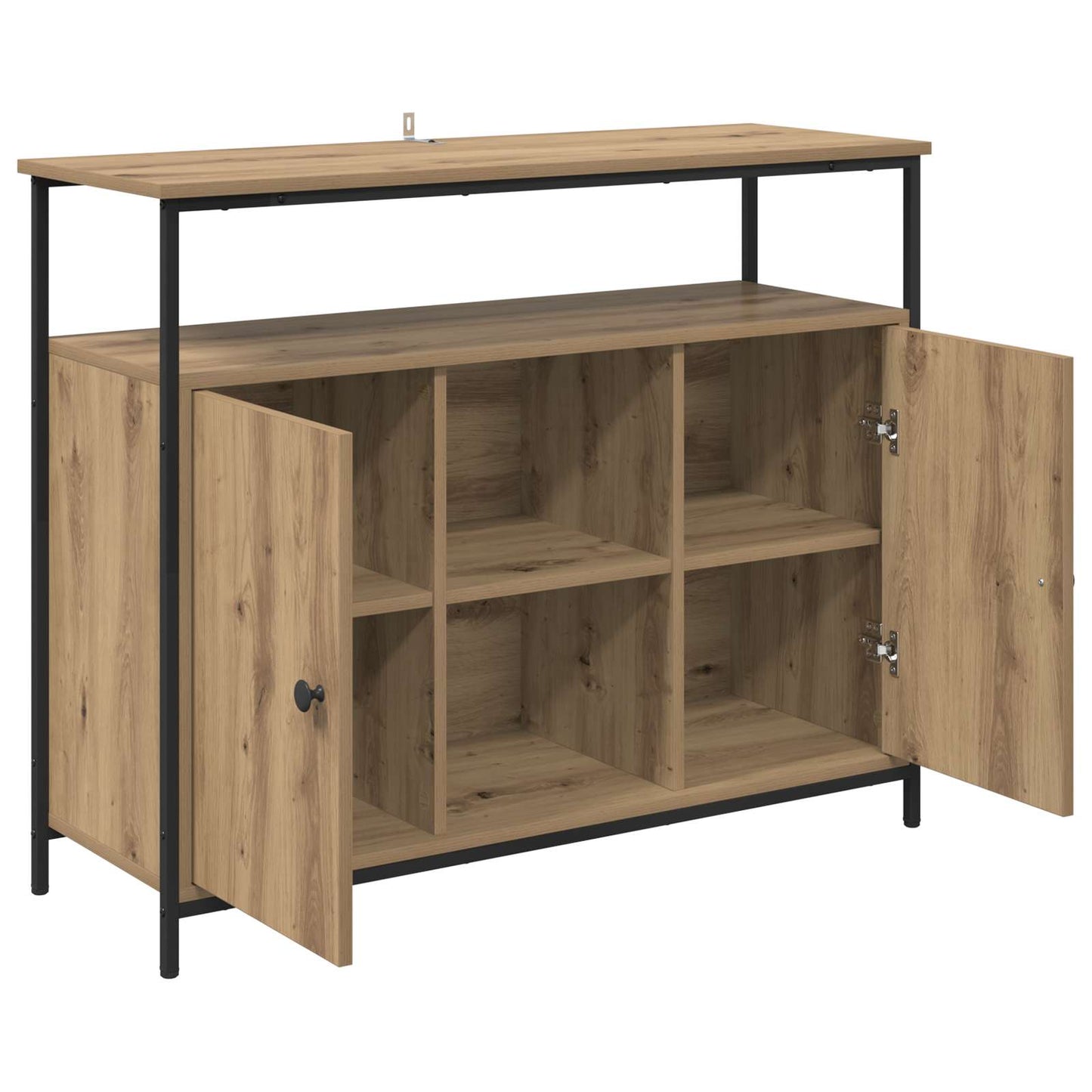 Servírovací Skříň Artisanový Dub 100 X 35 X 80 Cm