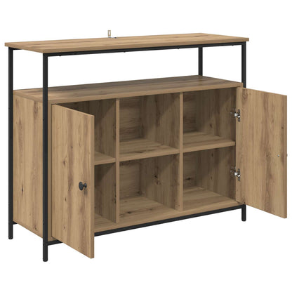 Servírovací Skříň Artisanový Dub 100 X 35 X 80 Cm