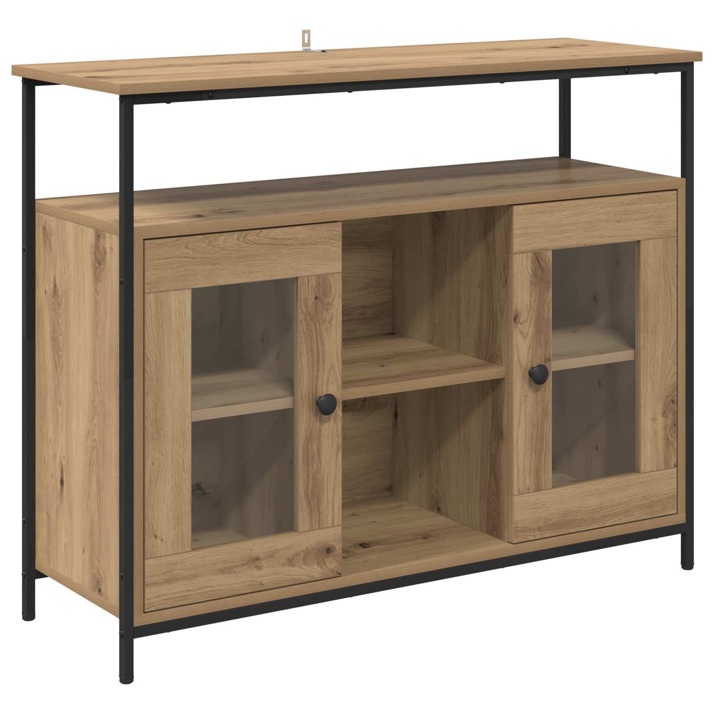 Servírovací Skříň Artisanový Dub 100 X 35 X 80 Cm