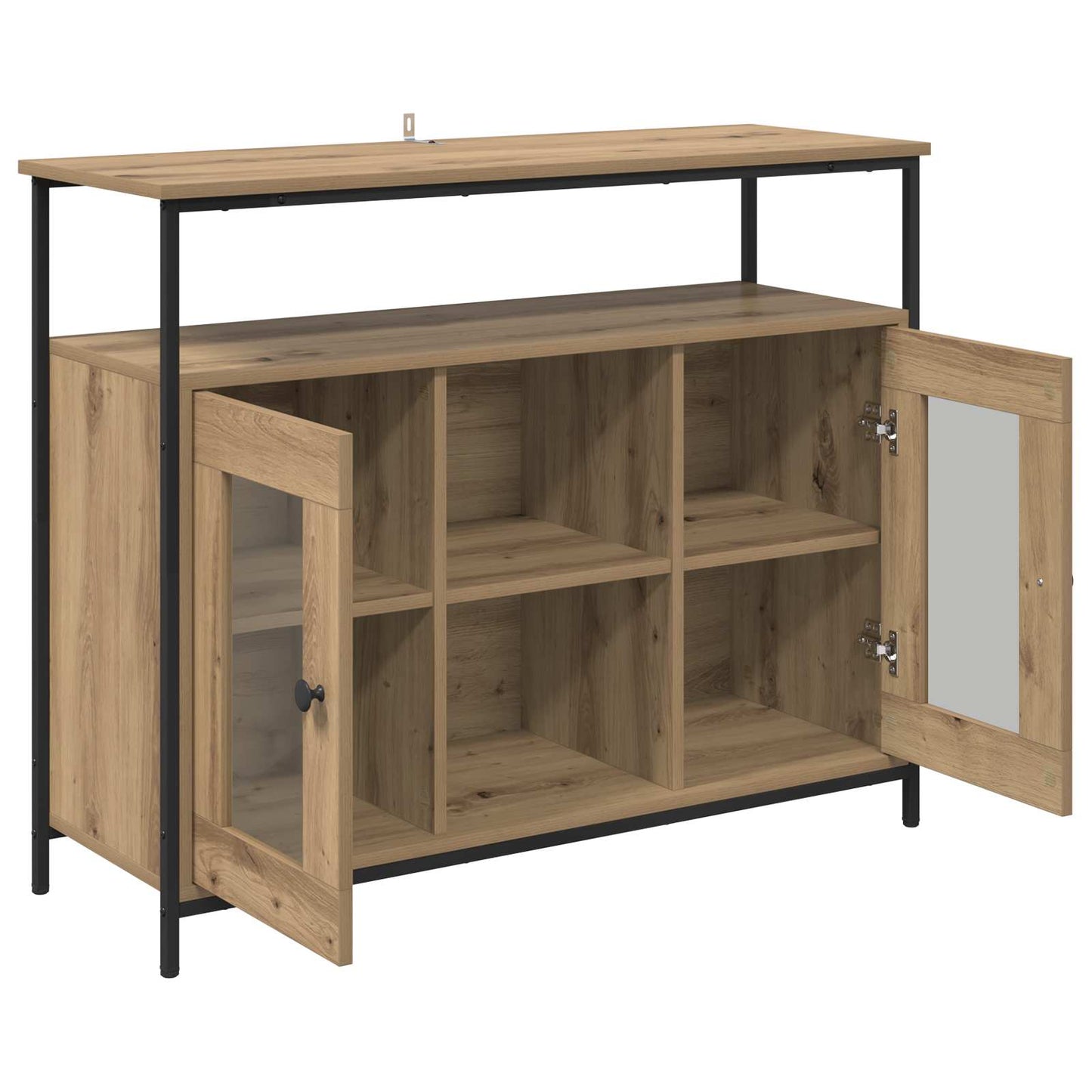 Servírovací Skříň Artisanový Dub 100 X 35 X 80 Cm