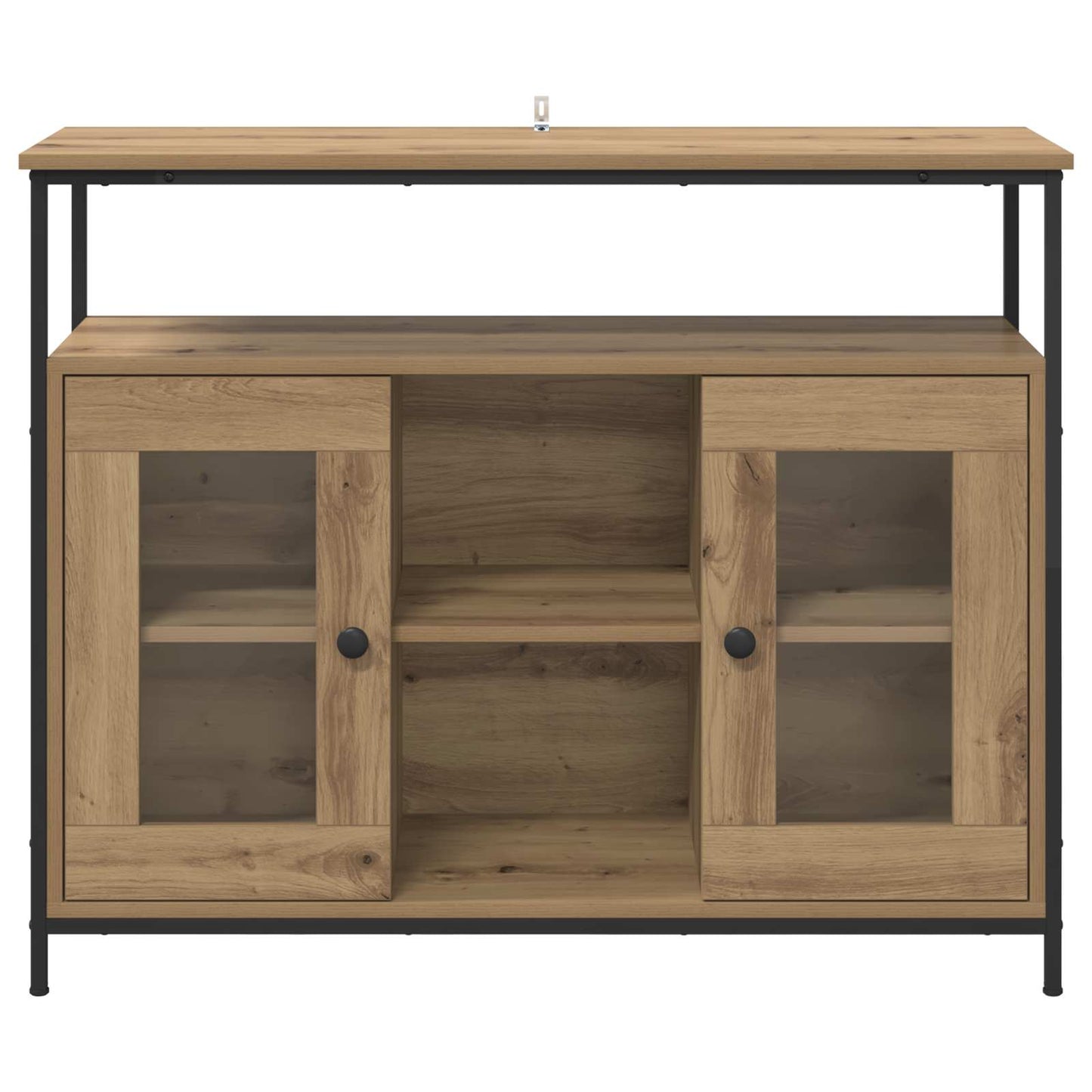 Servírovací Skříň Artisanový Dub 100 X 35 X 80 Cm