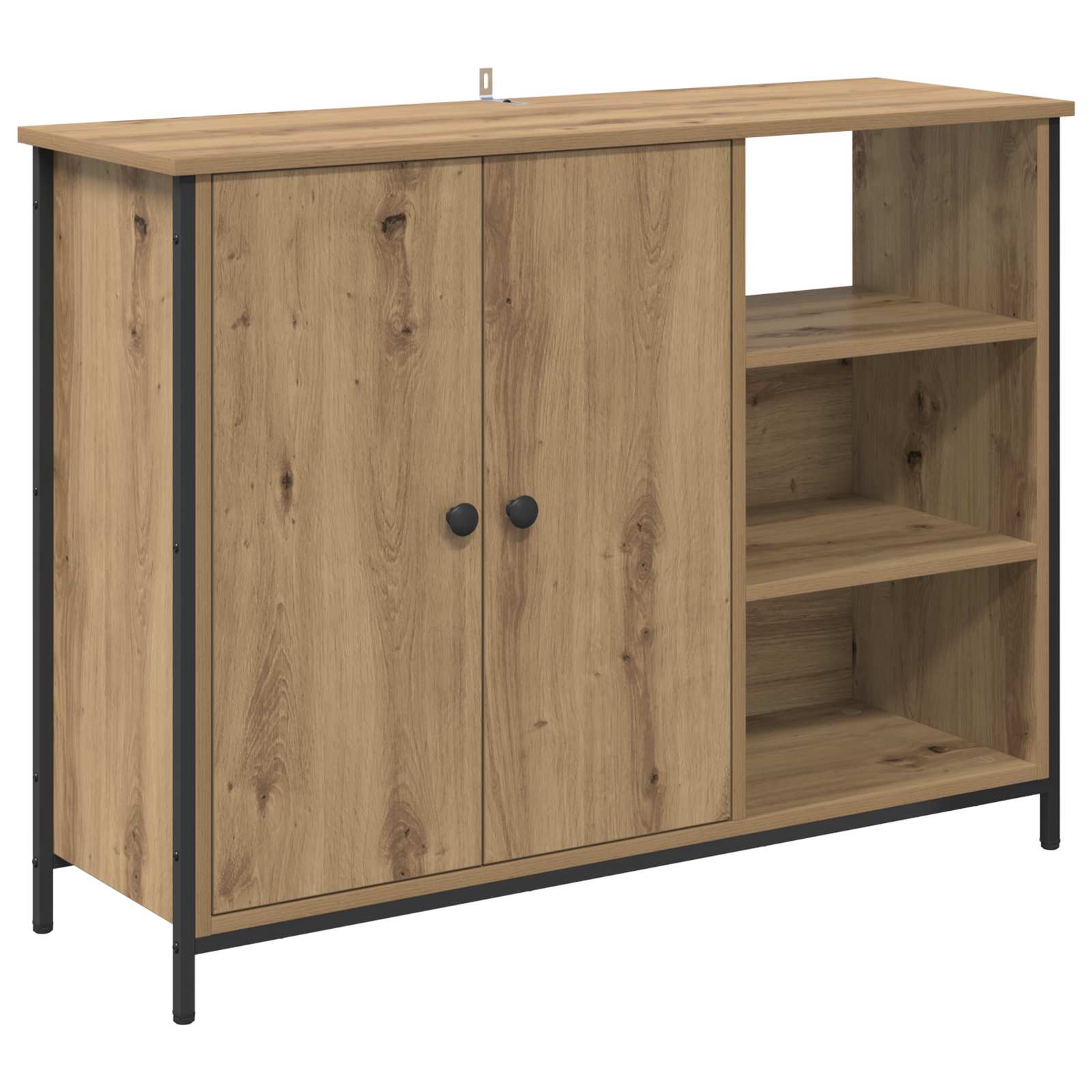 Servírovací Skříň Artisanový Dub 100 X 33 X 75 Cm