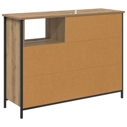 Servírovací Skříň Artisanový Dub 100 X 33 X 75 Cm