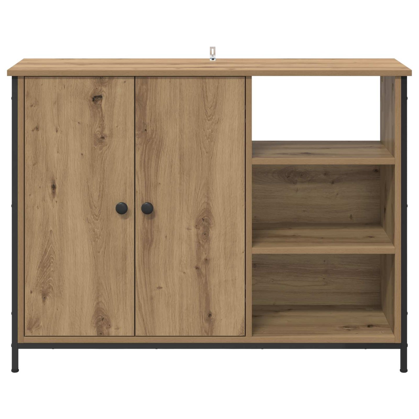 Servírovací Skříň Artisanový Dub 100 X 33 X 75 Cm