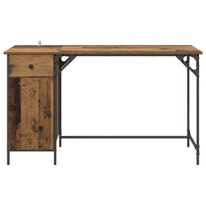 Počítačový Stůl Staré Dřevo Kompozitní Dřevo 131 X 48 X 75 Cm