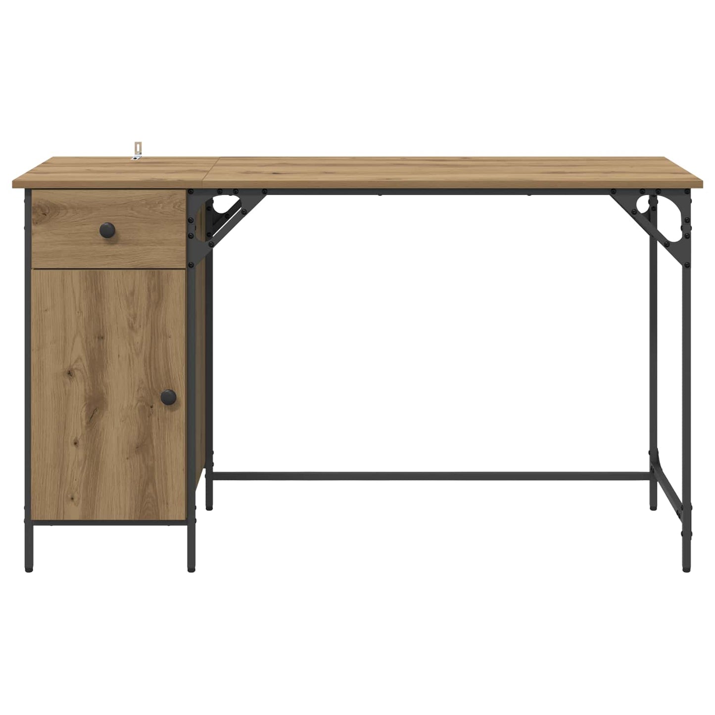 Počítačový Stůl Artisanový Dub Kompozitní Dřevo
