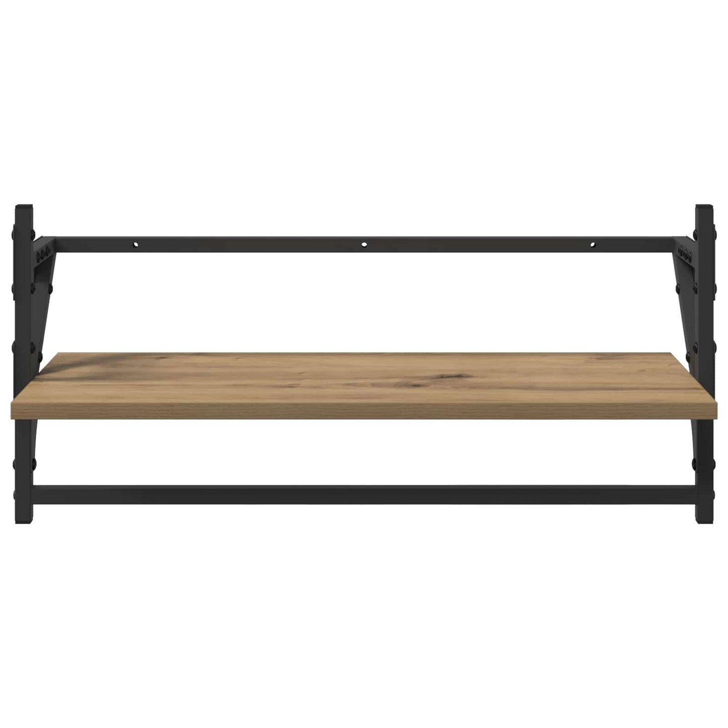 Sada Nástěnných Polic Nástěnná Montáž 6 Pcs Artisanový Dub