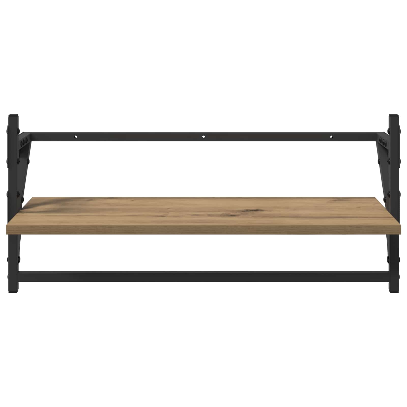 Sada Nástěnných Polic Nástěnná Montáž 6 Pcs Artisanový Dub
